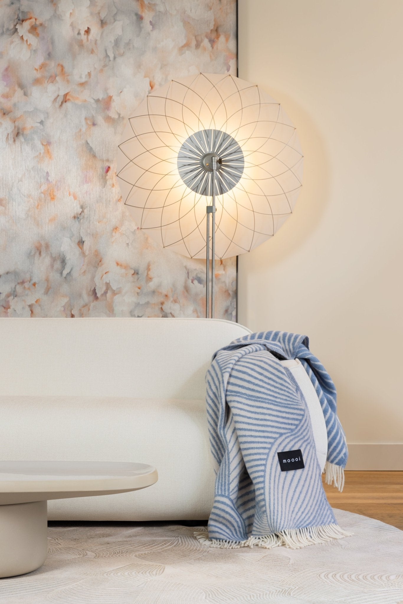 Radiant Floral Floor Lamp