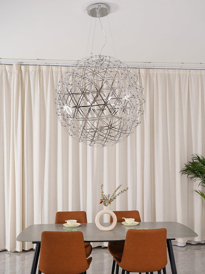 Silver Spark Ball Houselight Pendant Light