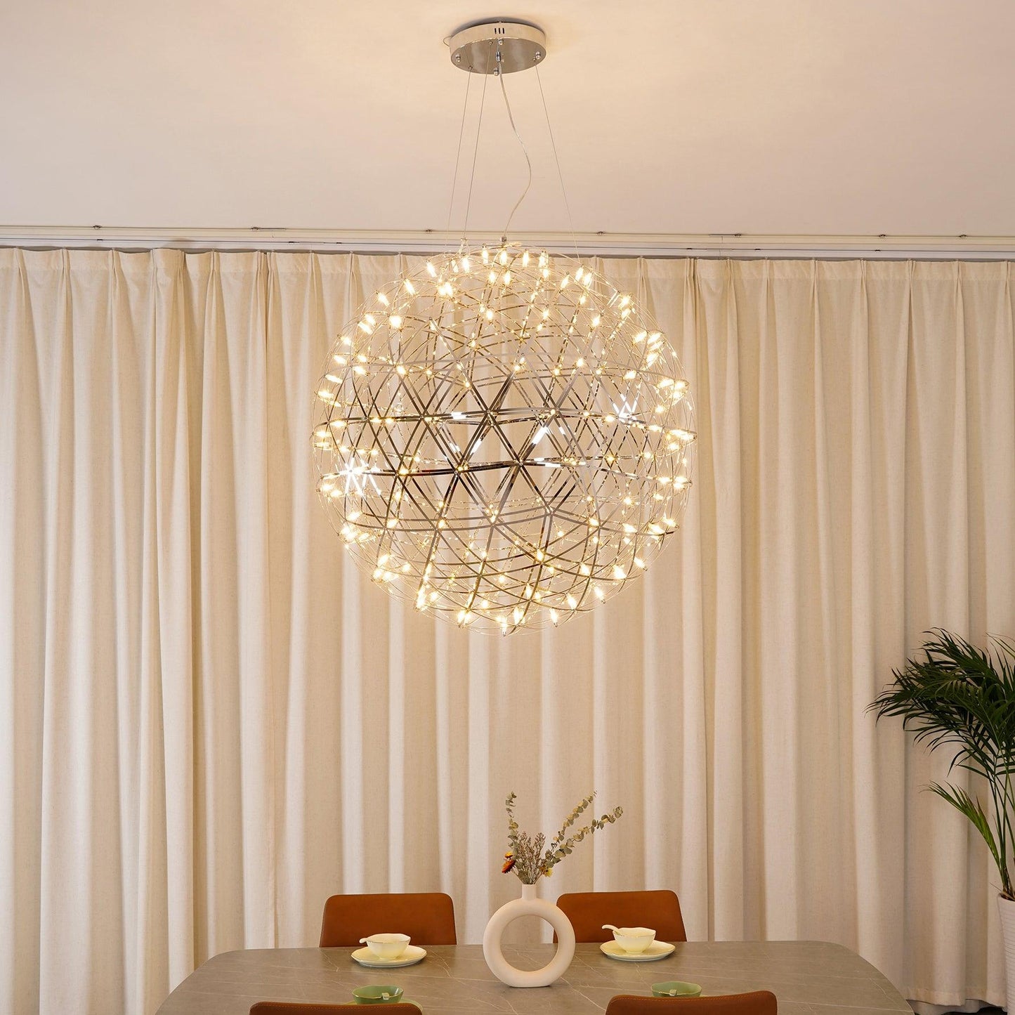 Gold Spark Ball Drop light Pendant Light