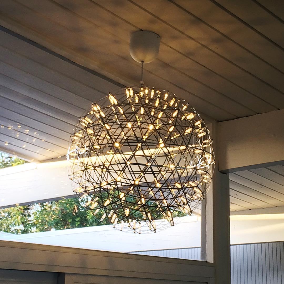 Silver Spark Ball Houselight Pendant Light