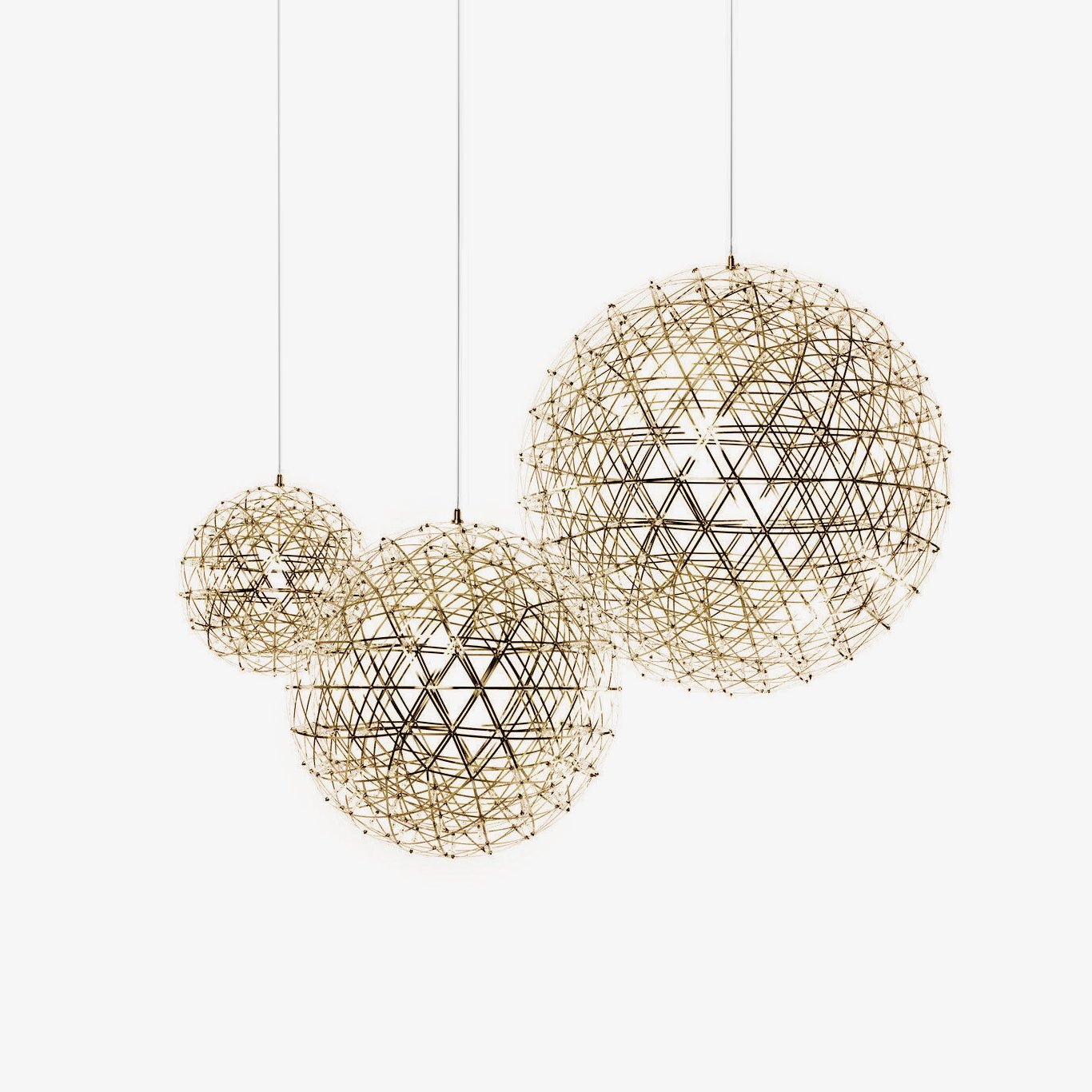 Gold Spark Ball Drop light Pendant Light