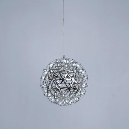 Silver Spark Ball Houselight Pendant Light