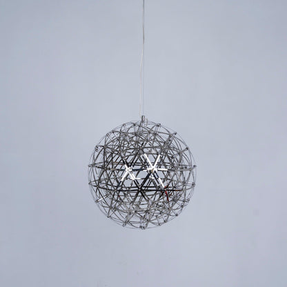 Silver Spark Ball Houselight Pendant Light