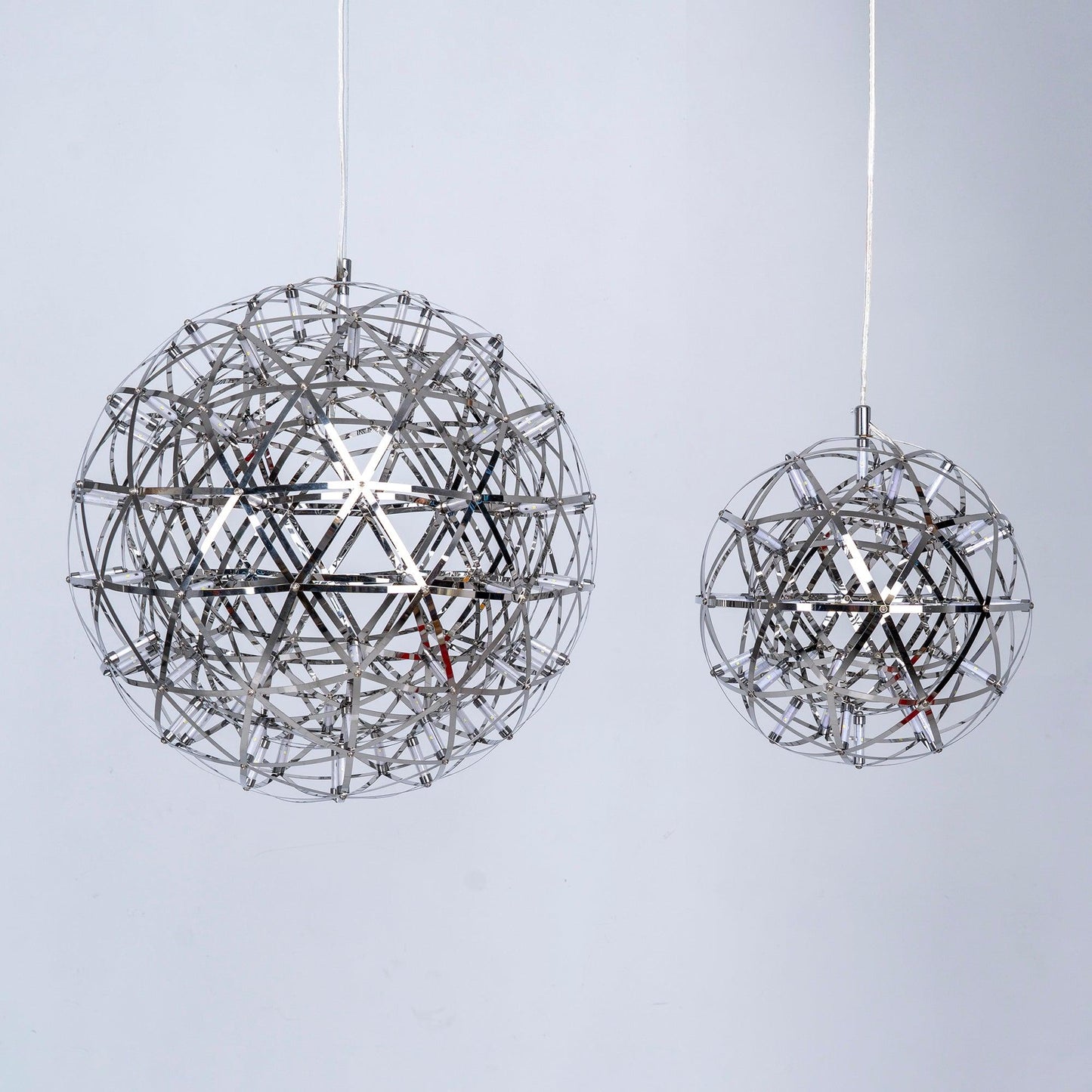 Silver Spark Ball Houselight Pendant Light