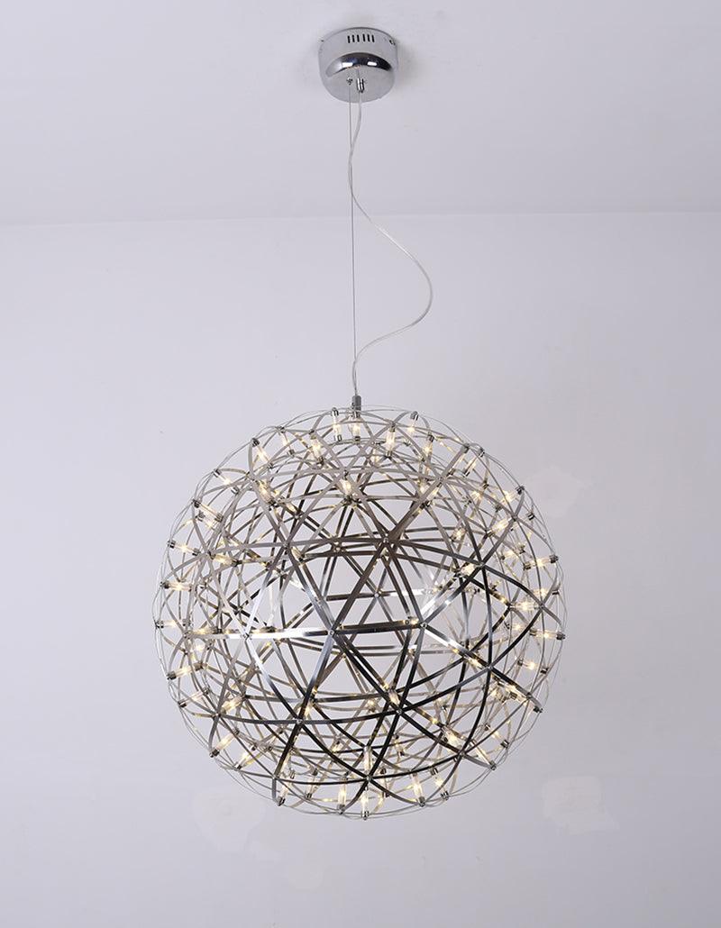 Silver Spark Ball Houselight Pendant Light