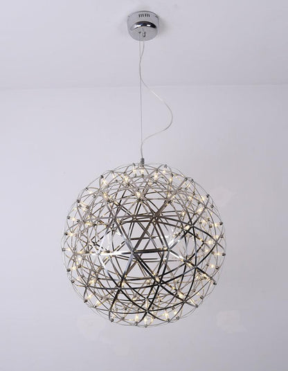 Silver Spark Ball Houselight Pendant Light