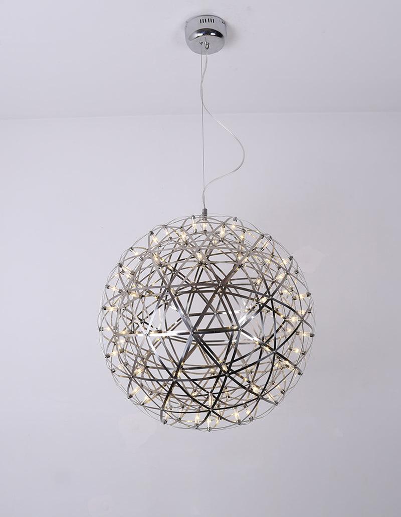 Silver Spark Ball Houselight Pendant Light