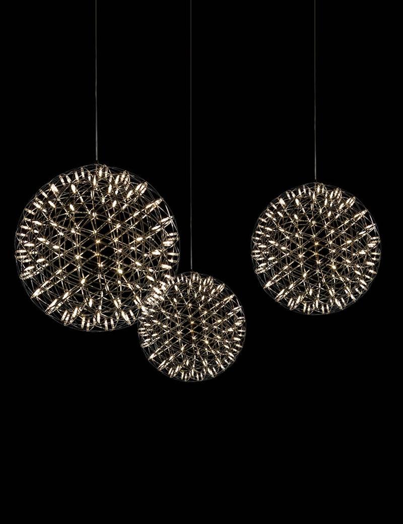 Silver Spark Ball Houselight Pendant Light