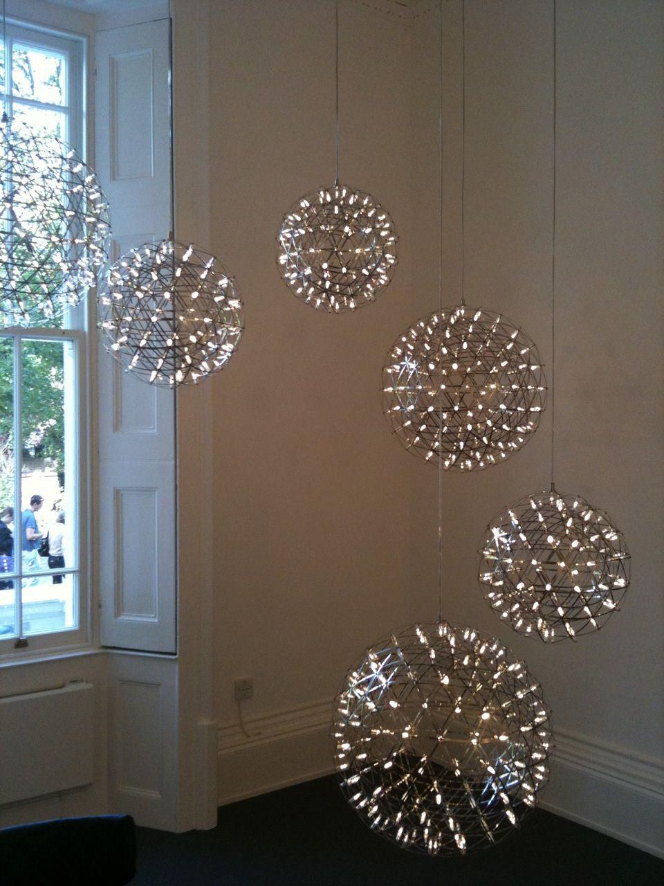 Silver Spark Ball Houselight Pendant Light