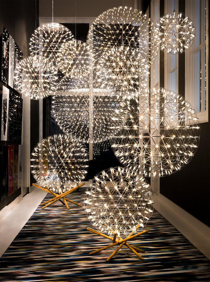 Gold Spark Ball Drop light Pendant Light