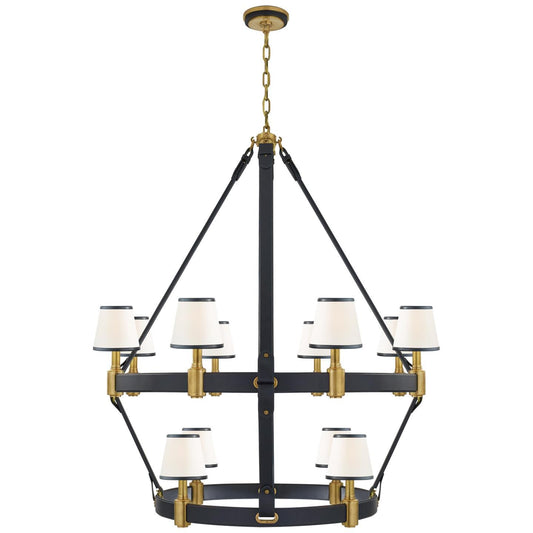 Ralph Lauren Ralph Lauren Riley 48 Inch 12 Light Chandelier Cp439887