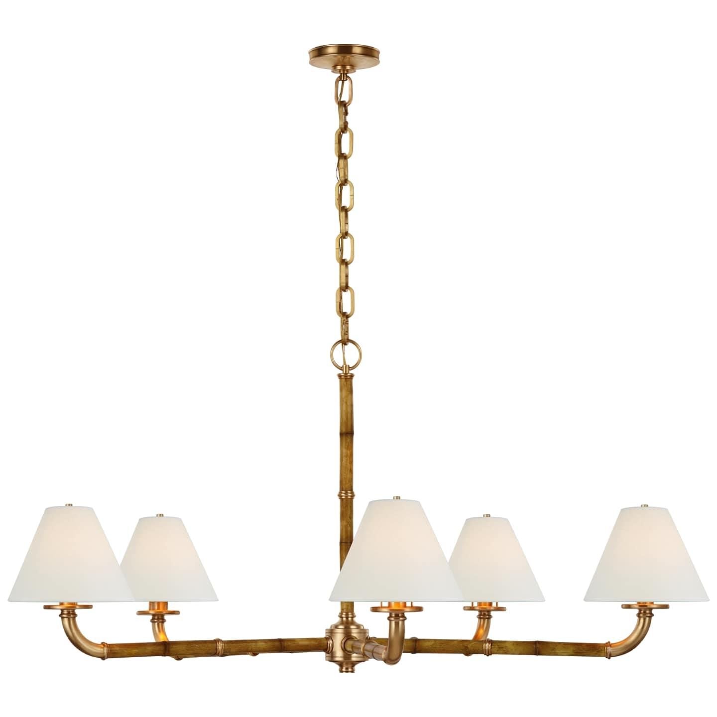 Ralph Lauren Ralph Lauren Dalfern 47 Inch 5 Light Led Chandelier Clearance Cp733833Ob