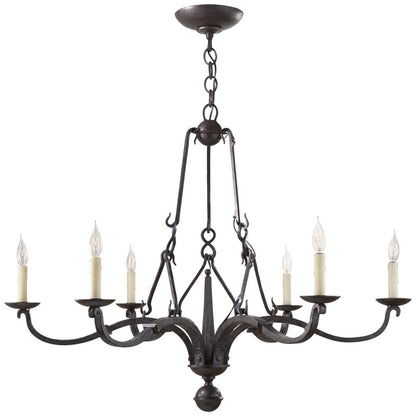 Ralph Lauren Ralph Lauren Allegra 44 Inch 6 Light Chandelier Cp439904