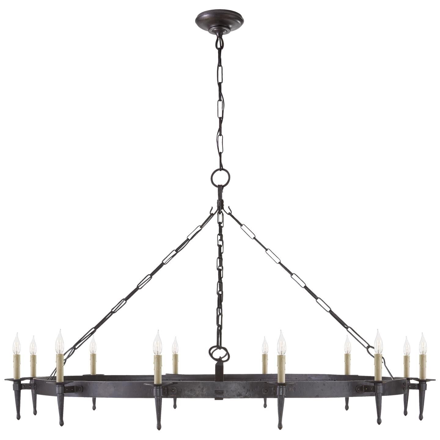 Ralph Lauren Ralph Lauren Branson 68 Inch 12 Light Chandelier Cp439911