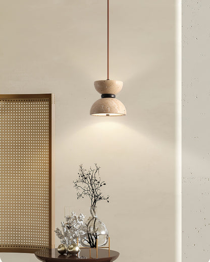 Vireo Travertine Pendant Light