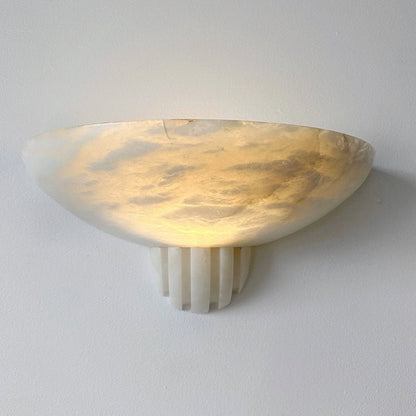 Rare Alabaster Wall Sconce