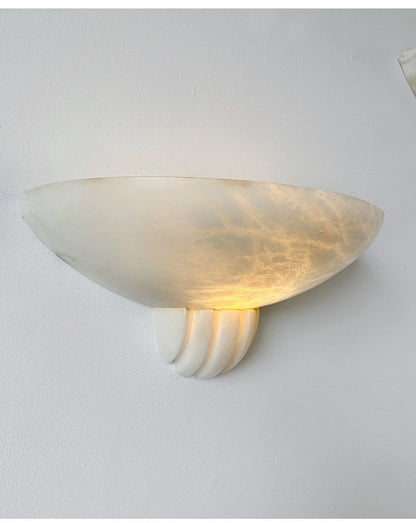 Rare Alabaster Wall Sconce