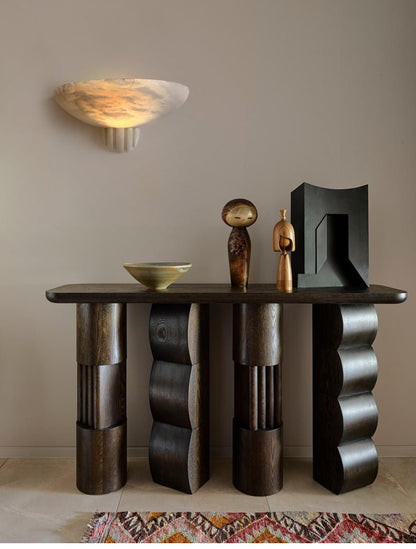 Rare Alabaster Wall Sconce