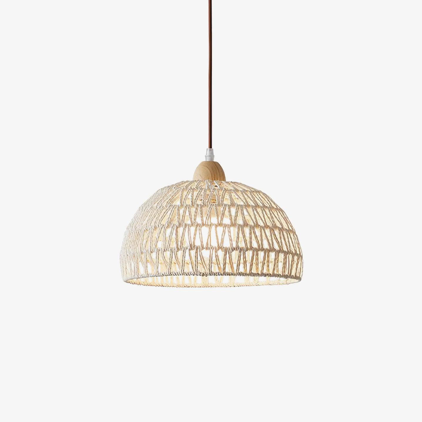 Rattan Arch Drop light Pendant Lamp