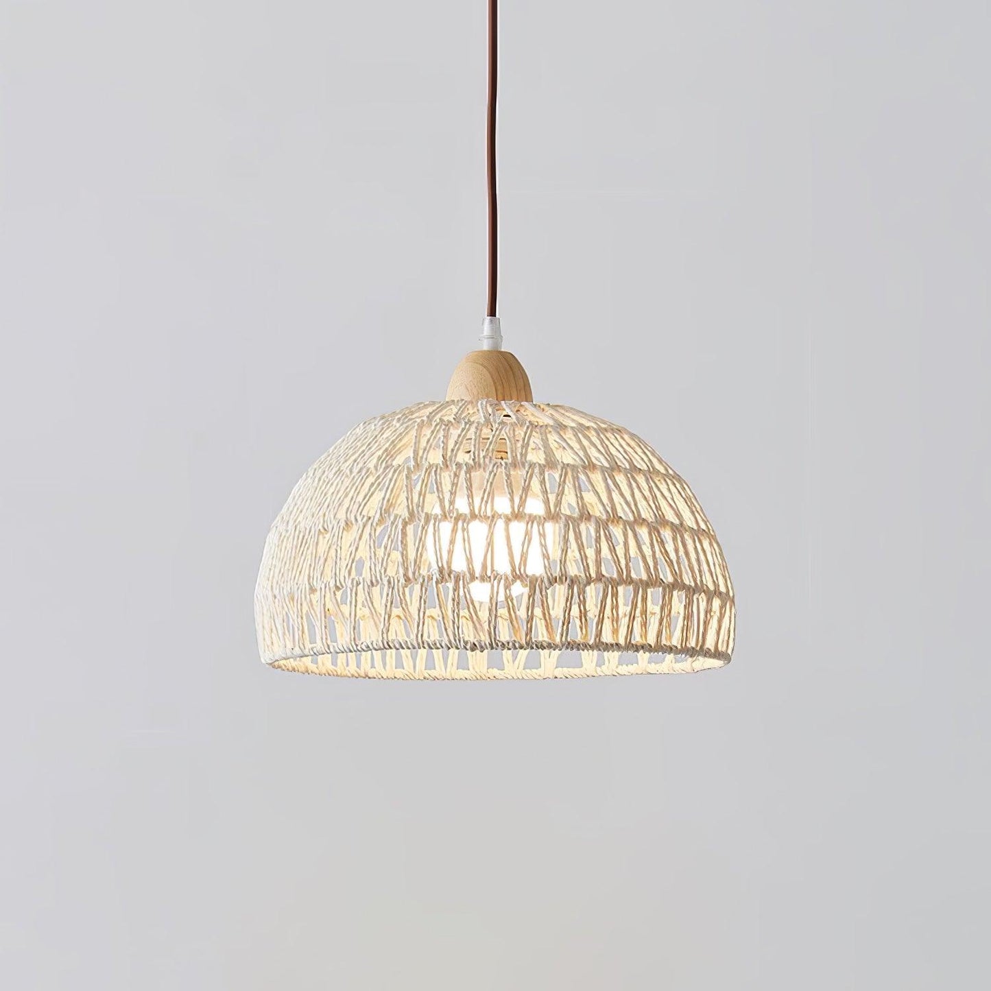 Rattan Arch Drop light Pendant Lamp