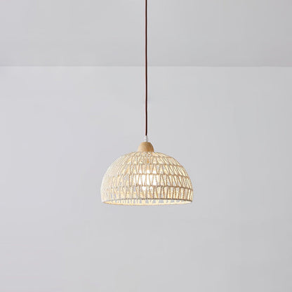 Rattan Arch Drop light Pendant Lamp