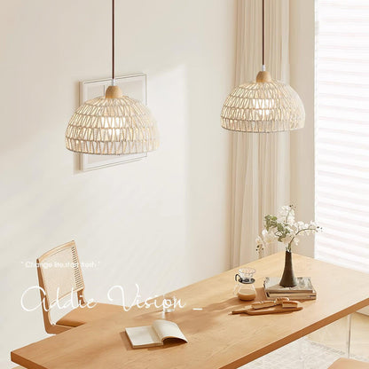 Rattan Arch Drop light Pendant Lamp