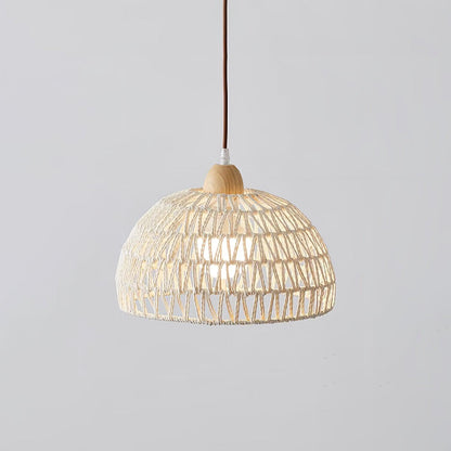 Rattan Arch Drop light Pendant Lamp