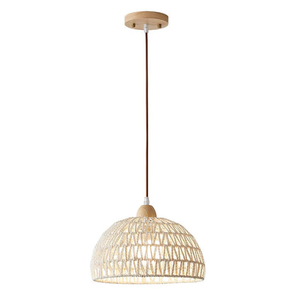 Rattan Arch Drop light Pendant Lamp