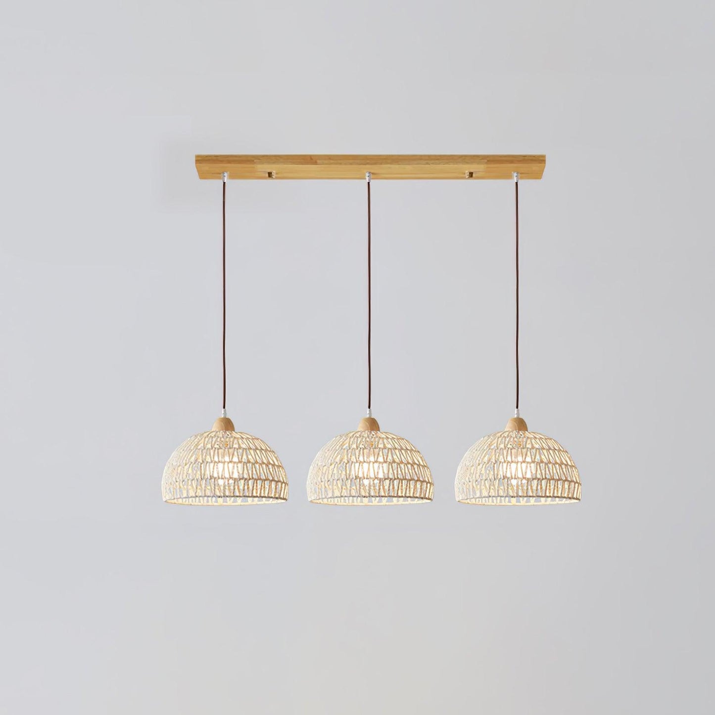 Rattan Arch Drop light Pendant Lamp