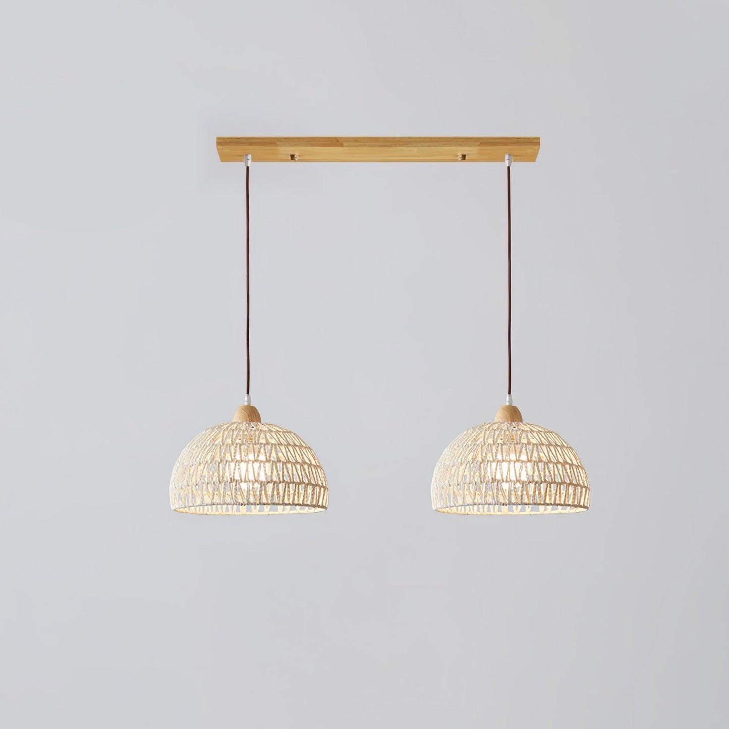 Rattan Arch Drop light Pendant Lamp