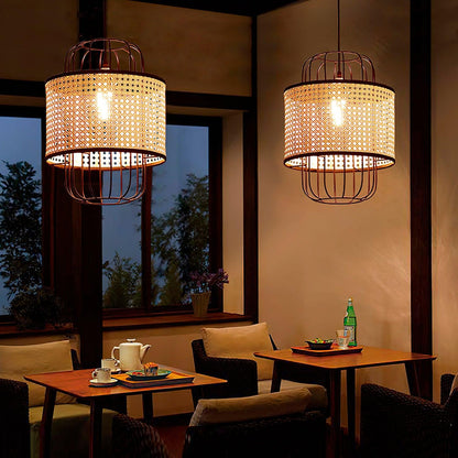 Rattan Aru Droplight Pendant Lamp