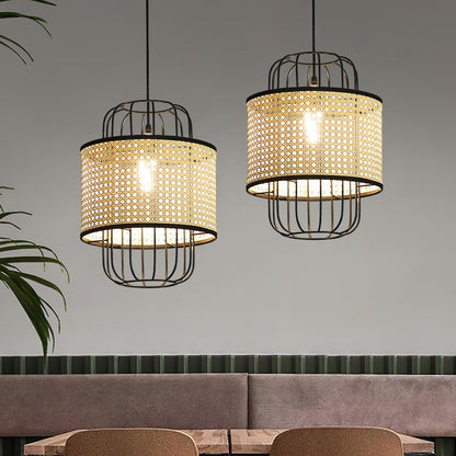 Rattan Aru Droplight Pendant Lamp