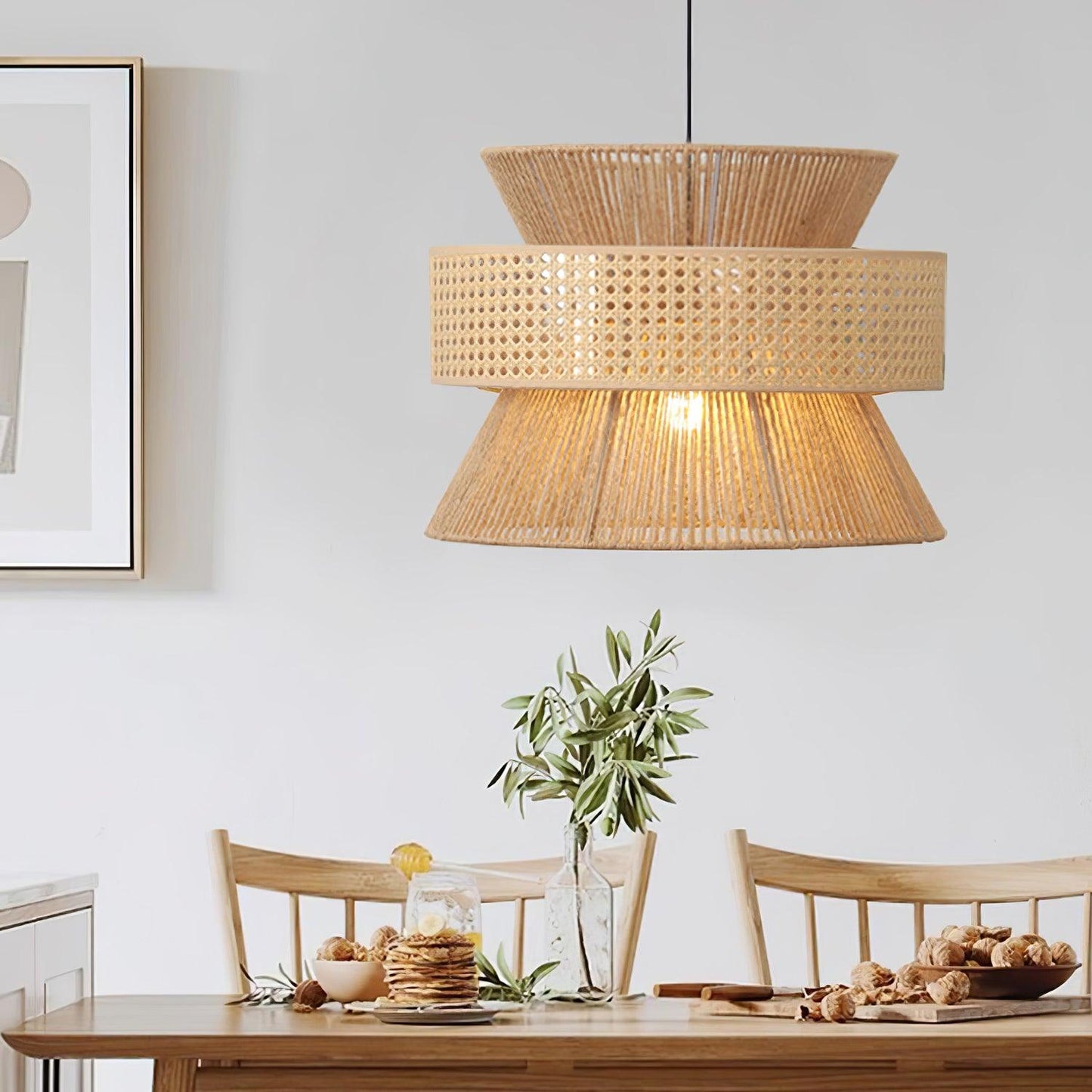 Rattan Bamboo Houselight Pendant Lamp