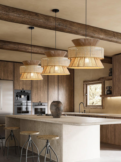 Rattan Bamboo Houselight Pendant Lamp