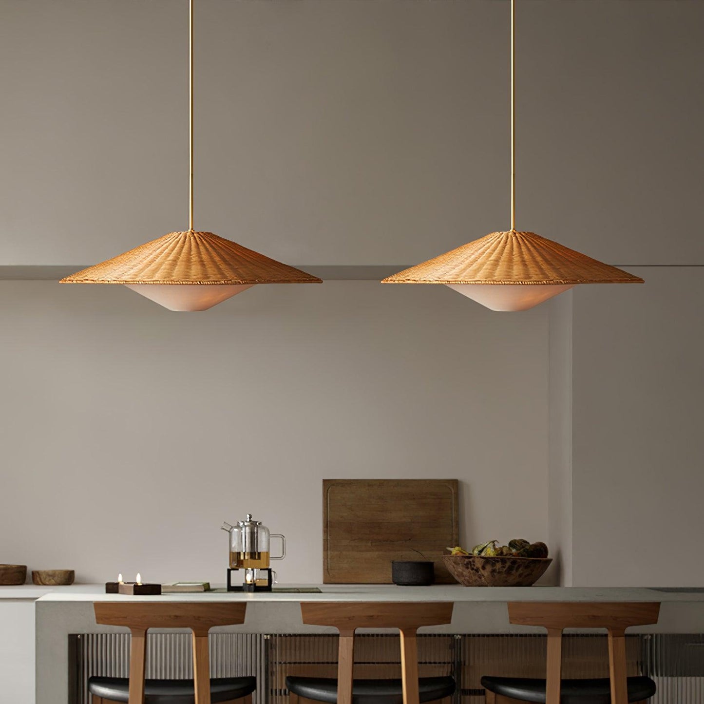 Rattan Hat Houselight Pendant Light