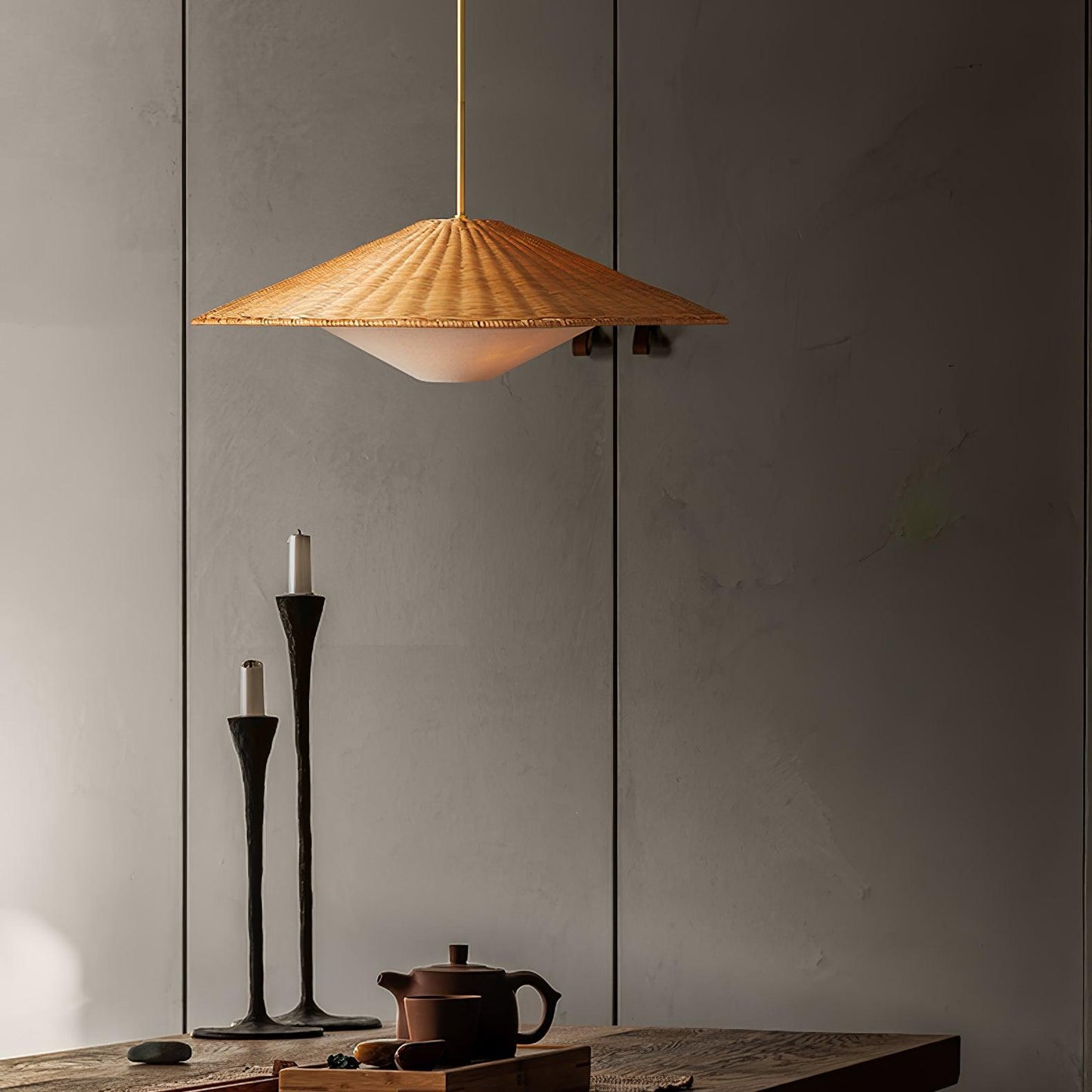 Rattan Hat Houselight Pendant Light