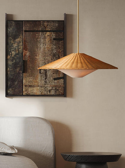 Rattan Hat Houselight Pendant Light