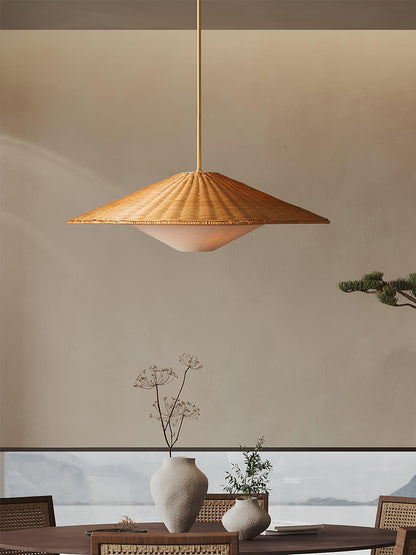 Rattan Hat Houselight Pendant Light