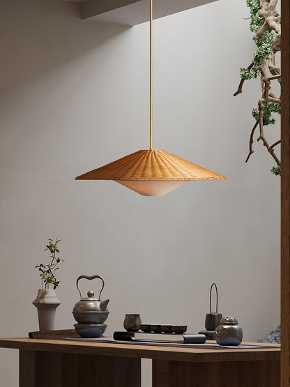 Rattan Hat Houselight Pendant Light