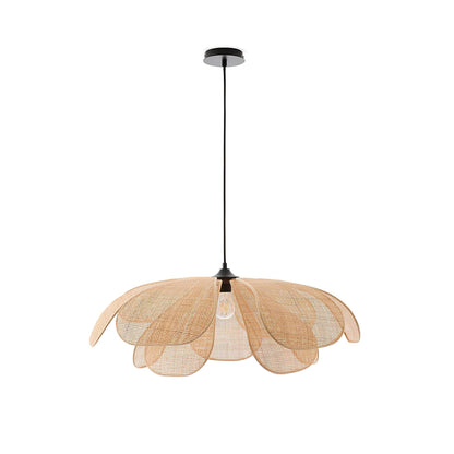 Rattan Petal Drop light Pendant Lamp