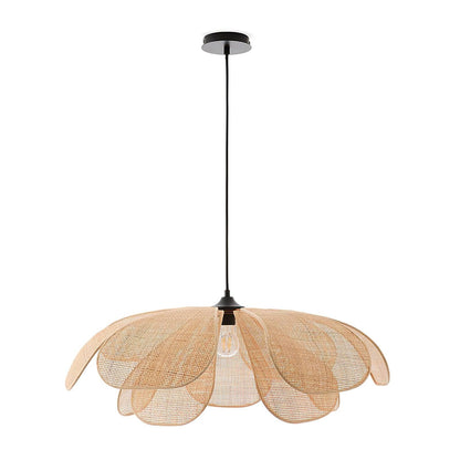 Rattan Petal Drop light Pendant Lamp