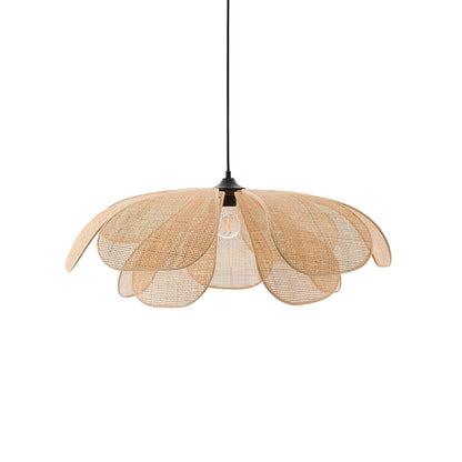 Rattan Petal Drop light Pendant Lamp