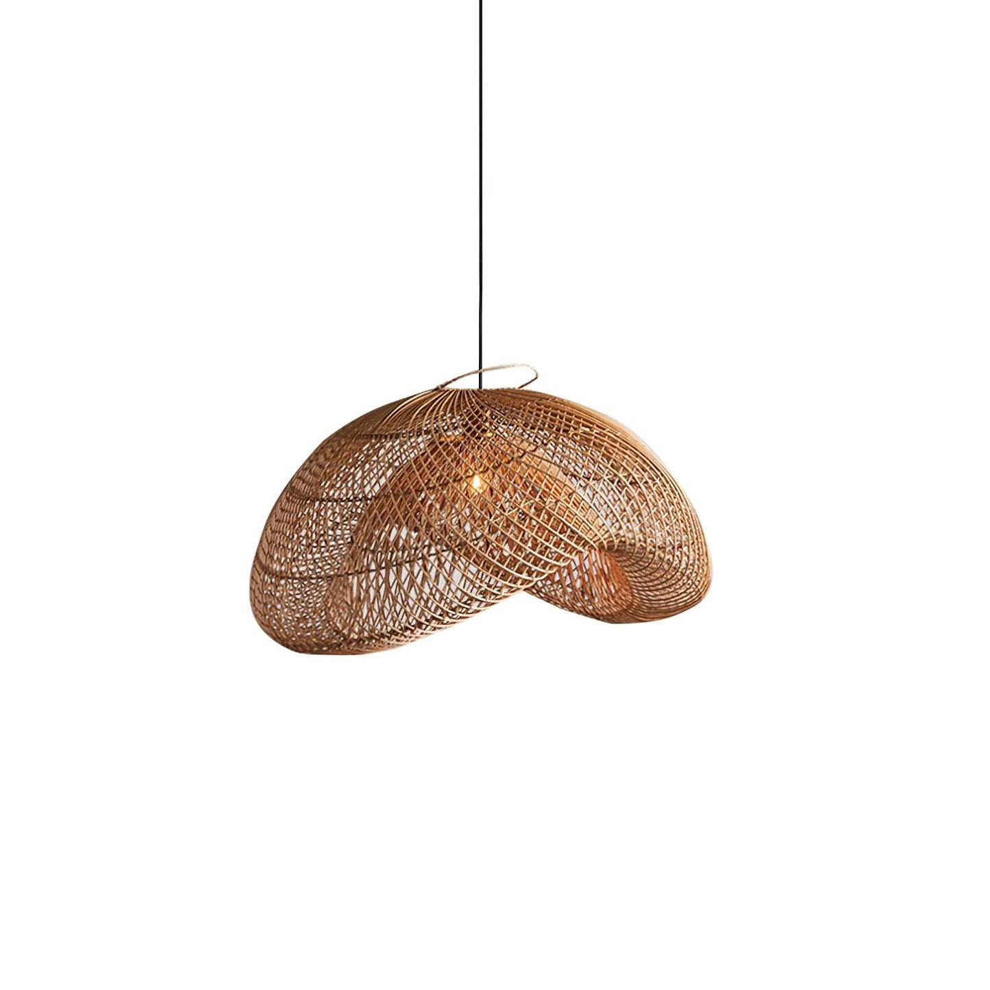 Rattan Wave Houselight Pendant Light