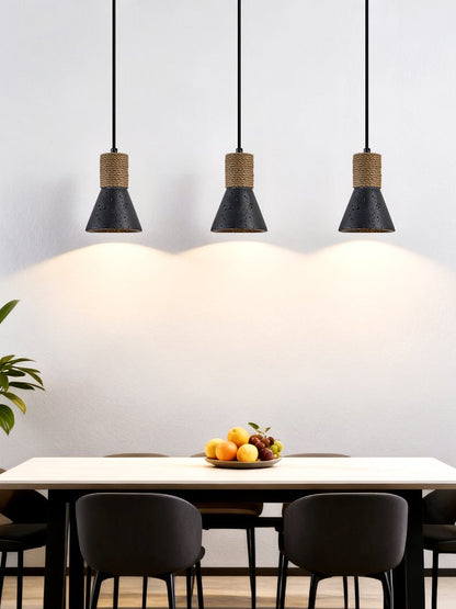 Ravena Rope Cone Pendant Lamp