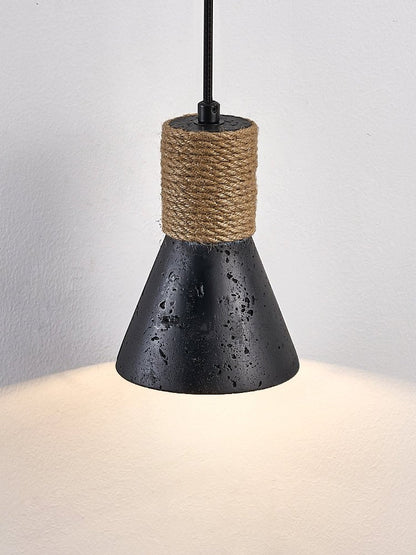 Ravena Rope Cone Pendant Lamp