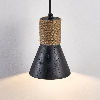 Ravena Rope Cone Pendant Lamp