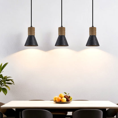 Ravena Rope Cone Pendant Lamp