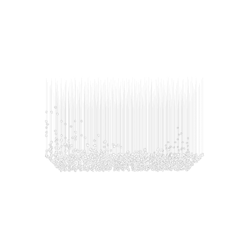 Raw Crystal Customize Chandelier