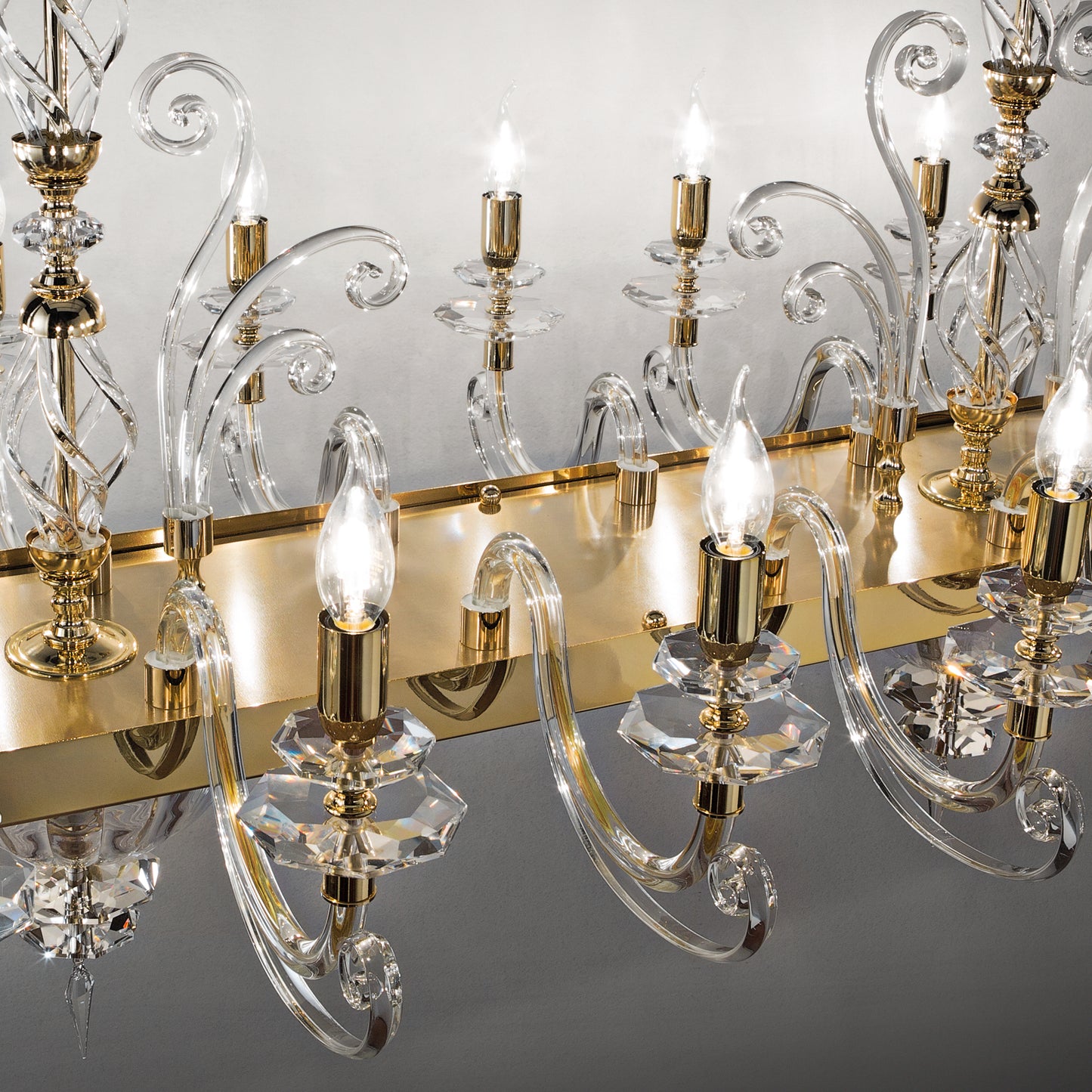 Rectangular Classic Candle Style Chandelier