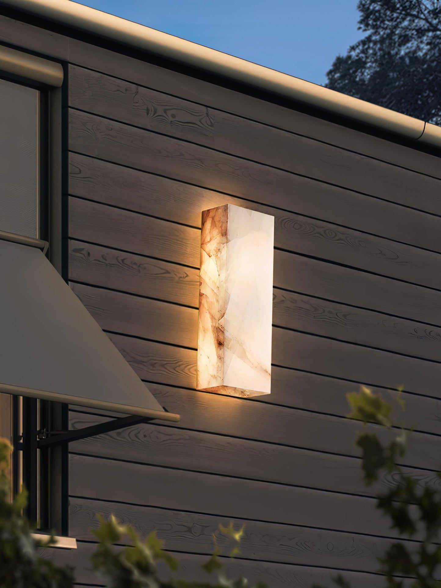 Rectangular Alabaster Wall sconce Wall Sconce